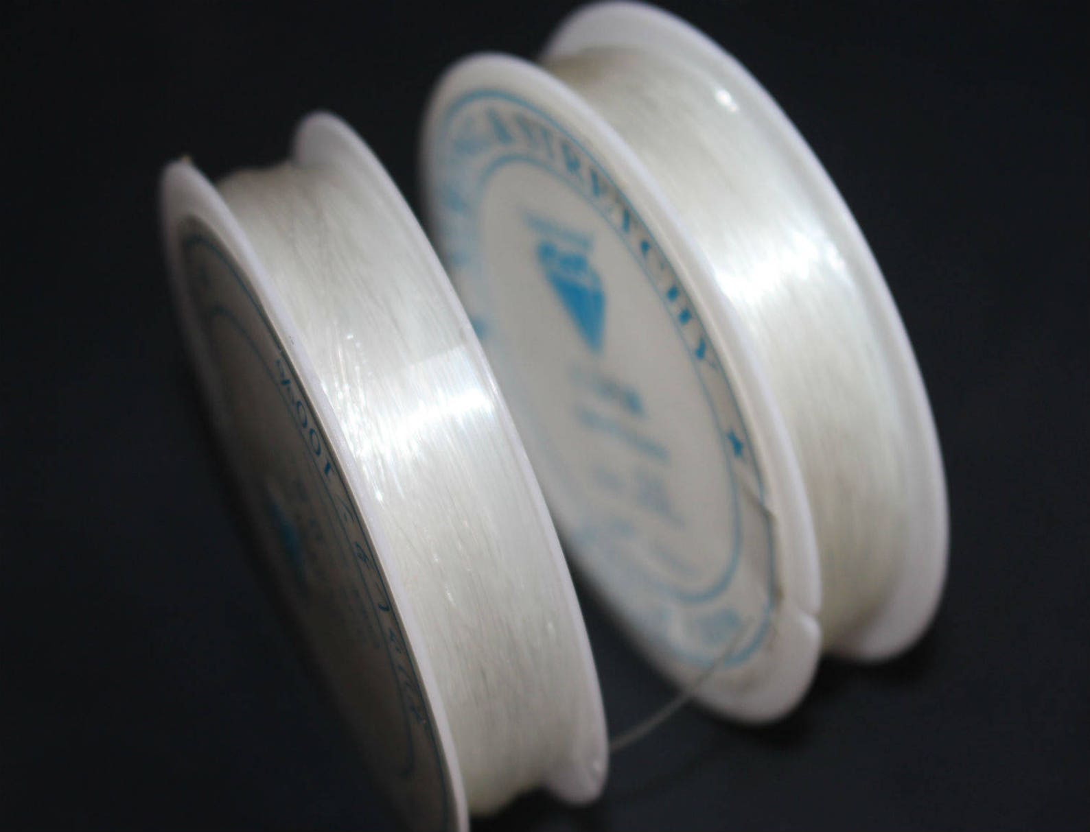 5 Rolls Clear Elastic Thread Elastic Beading Cord Wire Diy Etsy