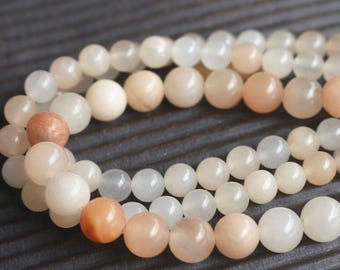 Natural Pink Aventurine Gemstone 4mm 6mm 8mm 10mm 12mm Smooth Round Beads,15inches one strand