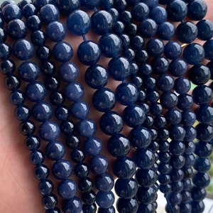 Navy Blue Beads 