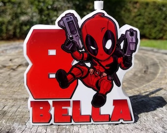 Deadpool Cake Topper Etsy Deadpool Cake Topper Etsy