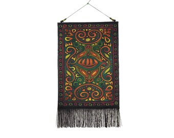 Autumn Fall Colored Wall Hanging Tapestry (18x24)