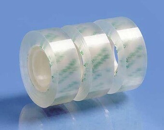 36 yard 3/4 inch wide clear cellophane tape 1" core price 1 roll