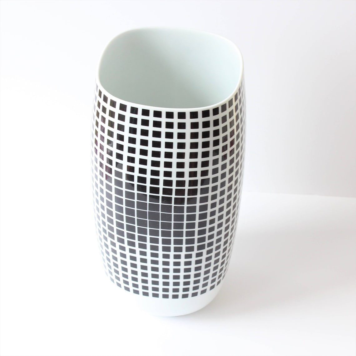 Large Porcelain Vase by Victor Vasarely for Rosenthal Rare Etsy