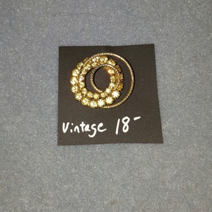 Vintage Rhinestone Brooch