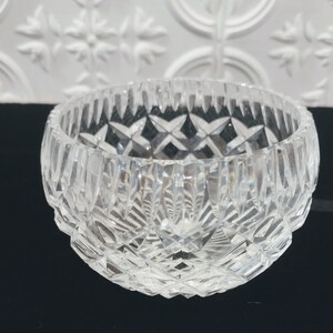 Round, Crystal, Bowl, Vintage/Nut/Candy Dish