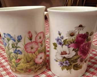 A Set of 2 Vintage China Tea/Coffee Cups