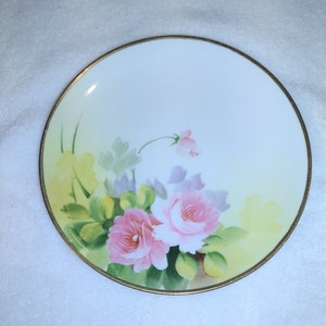Vintage Nippon Collectible Plate Hand Painted circa 1881-1921