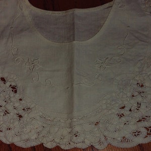 Battenburg Lace Collar, vintage