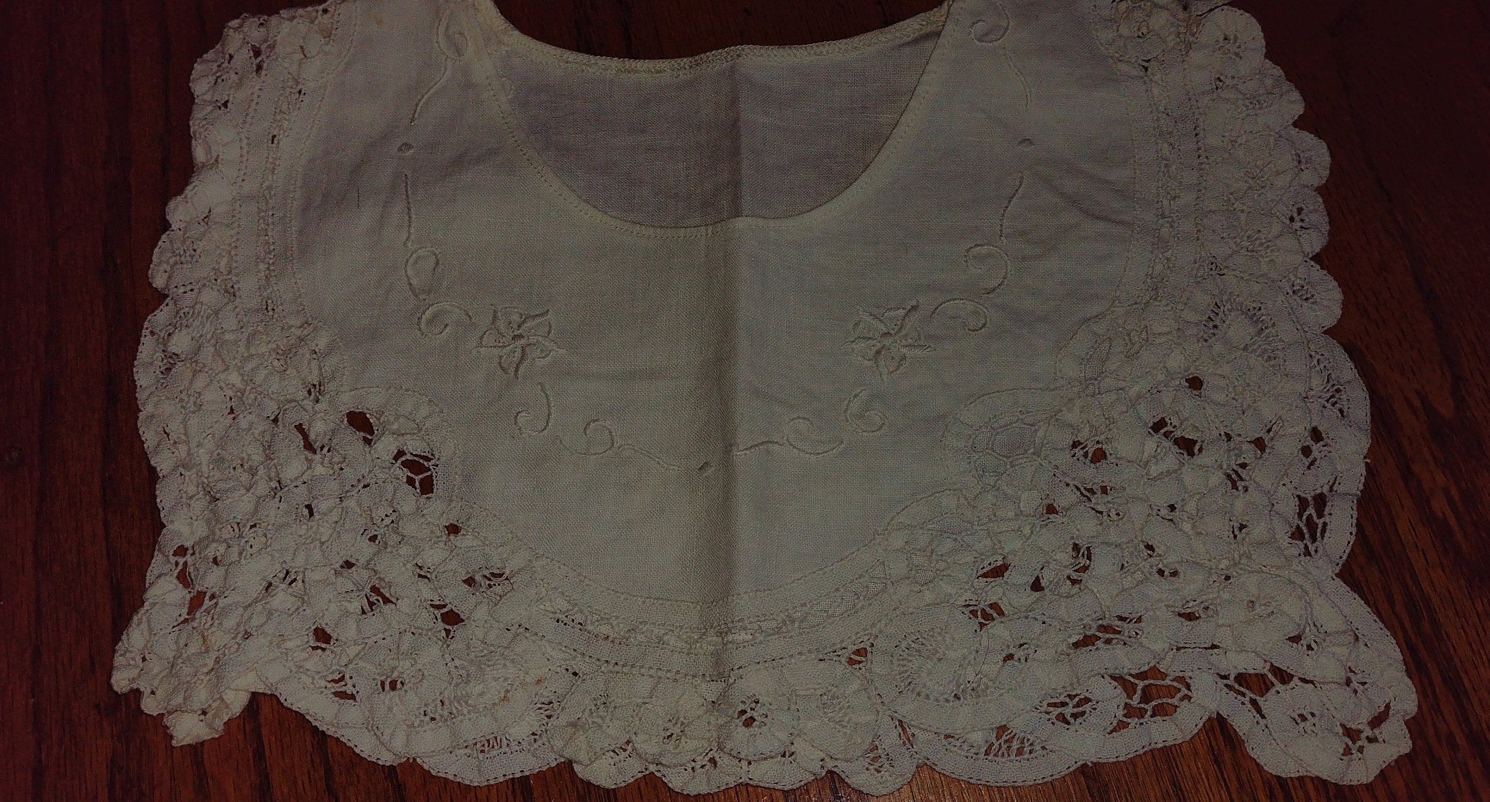 Battenburg Lace Collar, vintage