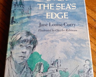 Vintage Fiction Book Over the Sea's Edge by Jane Louise Curry