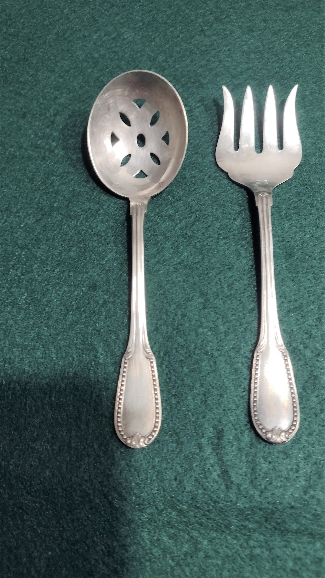 Vintage Set of Silver Plate Serving Pieces Etsy