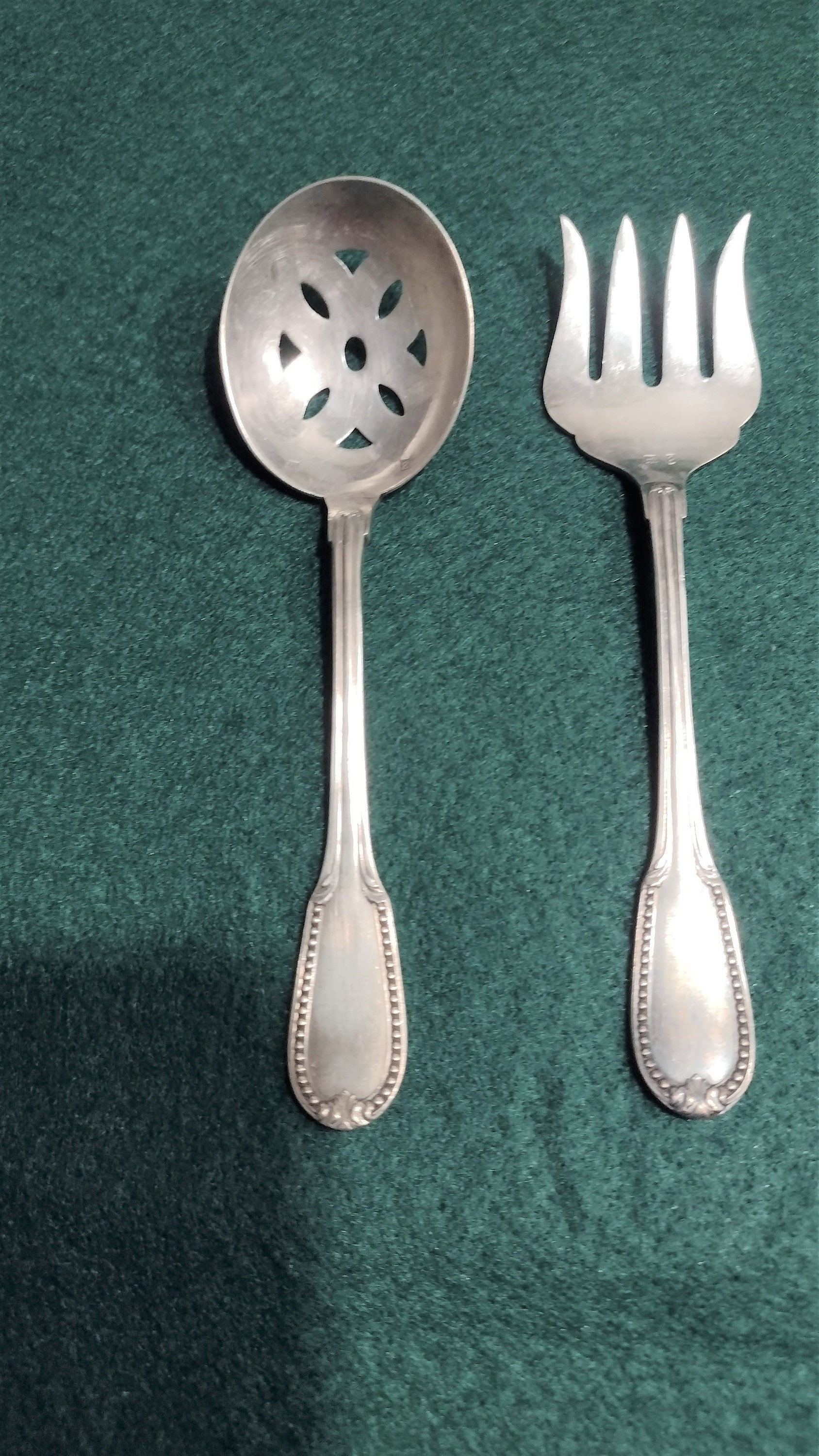 Vintage Set of Silver Plate Serving Pieces Etsy