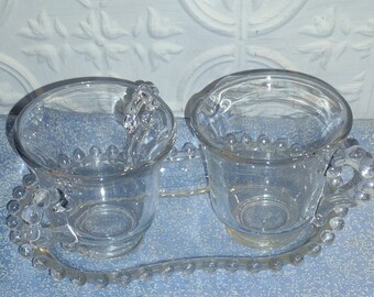 Imperial dreiteiliges Milchkännchen, Zucker und Unterteller-Set aus den 1950er Jahren