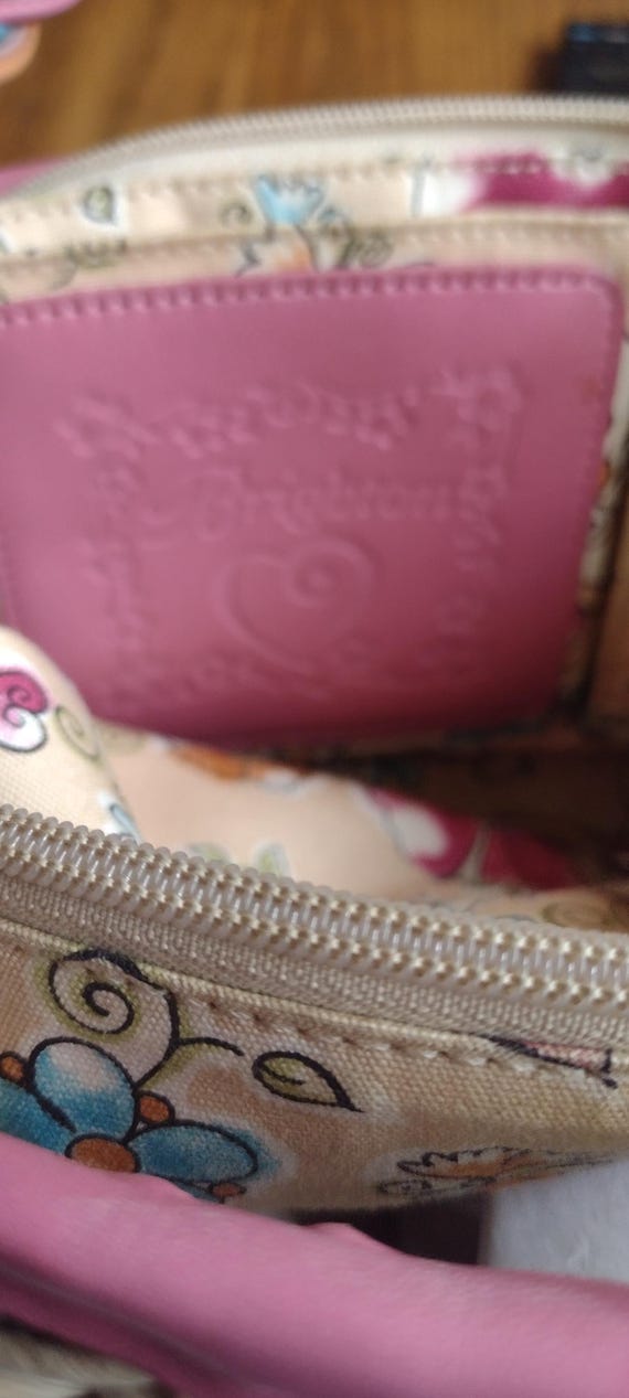 Brighton, woven handbag with multi color leather … - image 10