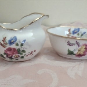 Vintage Royal Albert Sugar and Creamer