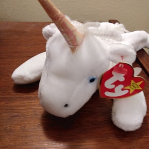 Vintage TY Unicorn &quot;Mystic&quot; Beanie Baby