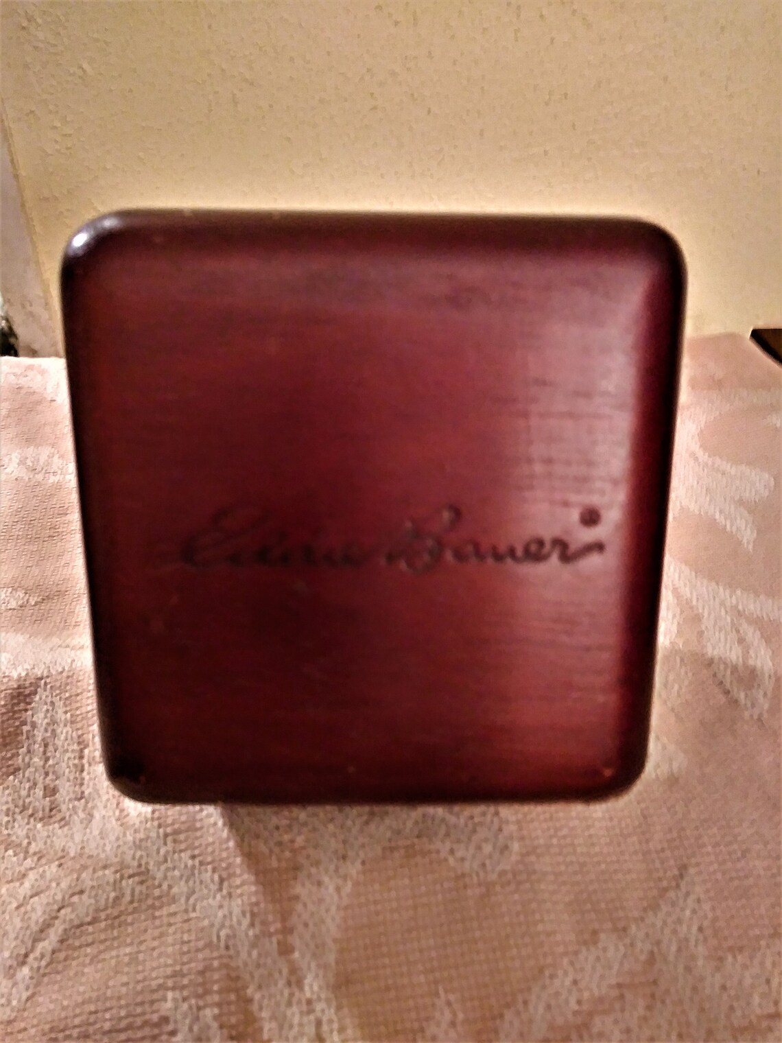 Vintage Eddie Bauer Wooden Box - Etsy