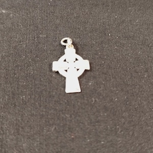 Sterling Silver Celtic Cross Charm