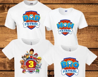 paw patrol svg birthday shirt paw patrol svg birthday shirt