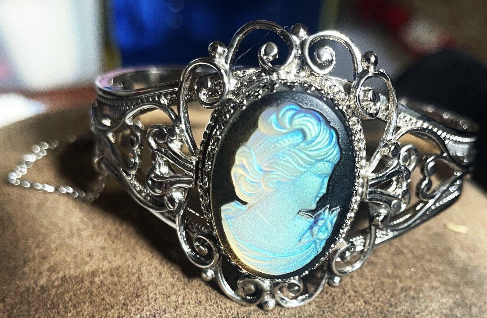 Antique Saphiret Glass Jewelry - Etsy