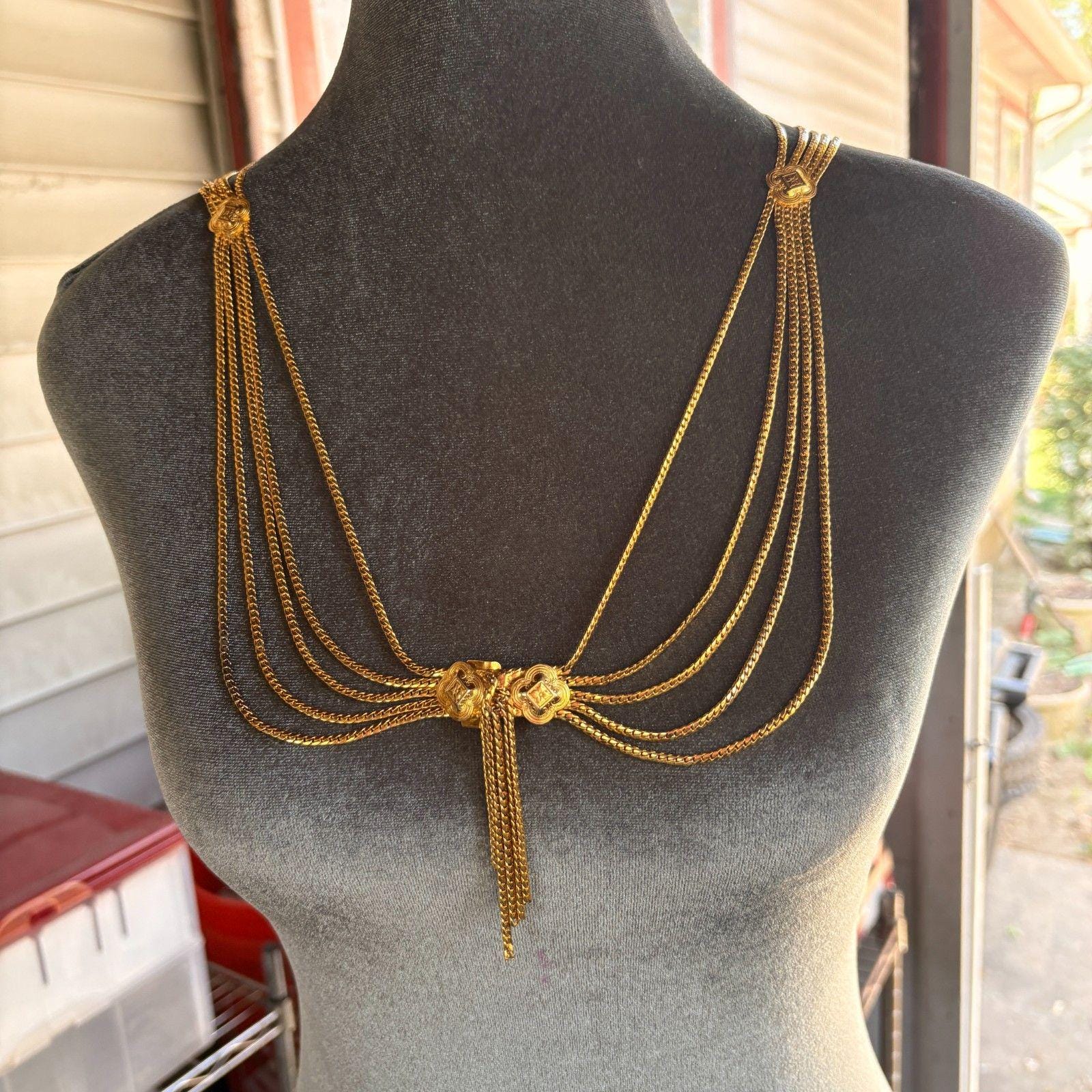 Draped Belt Gold - Etsy display picture 2