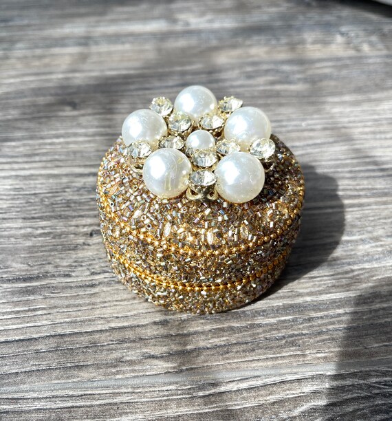 Beaded Jewelry Box Trinket Box Gift Box Jewelry Storage Etsy