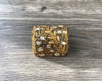 Beaded Jewelry Box | Trinket Box, Gift Box, Jewelry Storage, Jewelry Case
