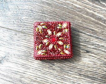 Beaded Jewelry Box | Trinket Box, Gift Box, Jewelry Storage, Jewelry Case