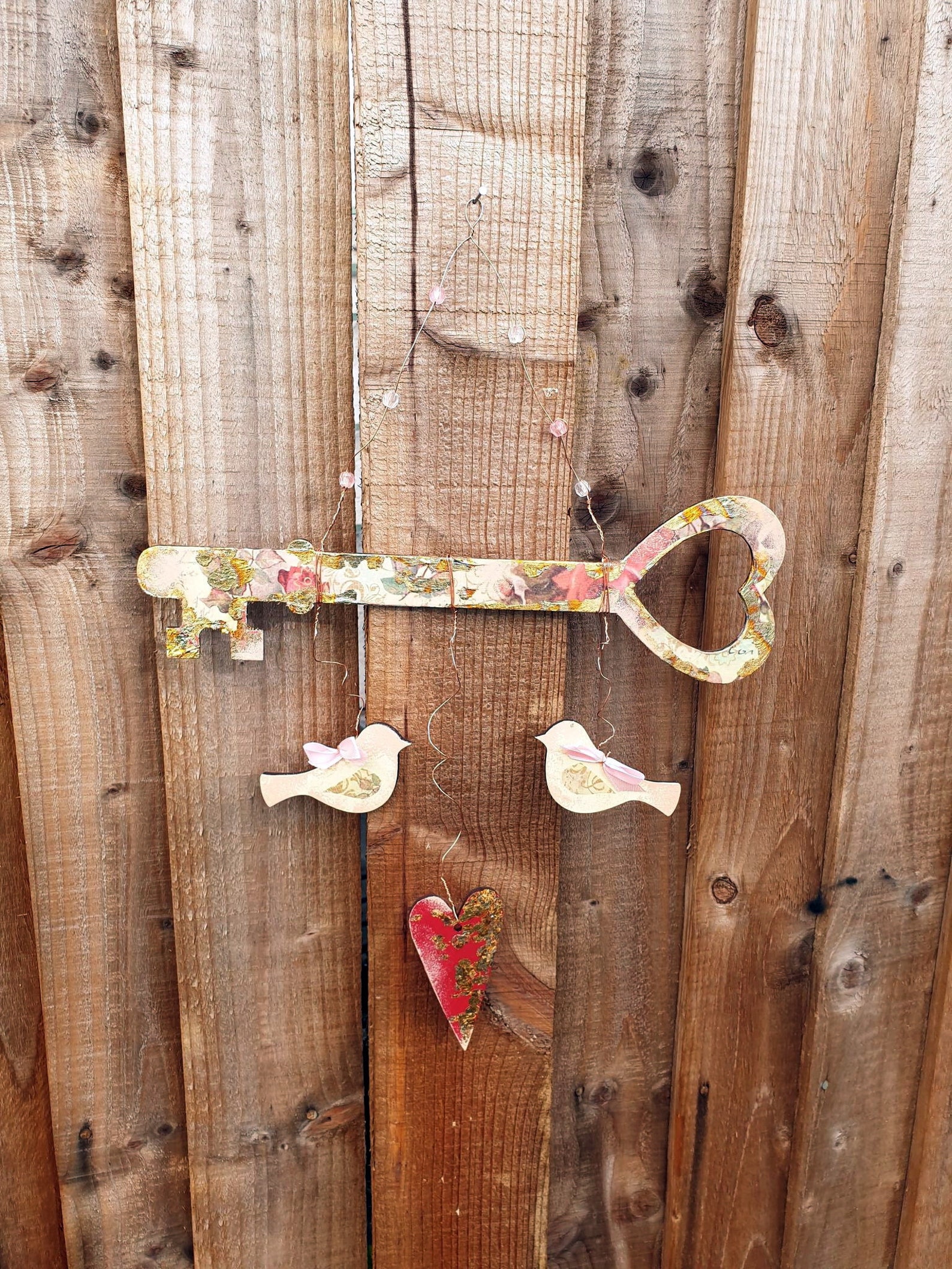 FENSTER hängen BIRDS LOVE Herz Mama Überraschung Etsy