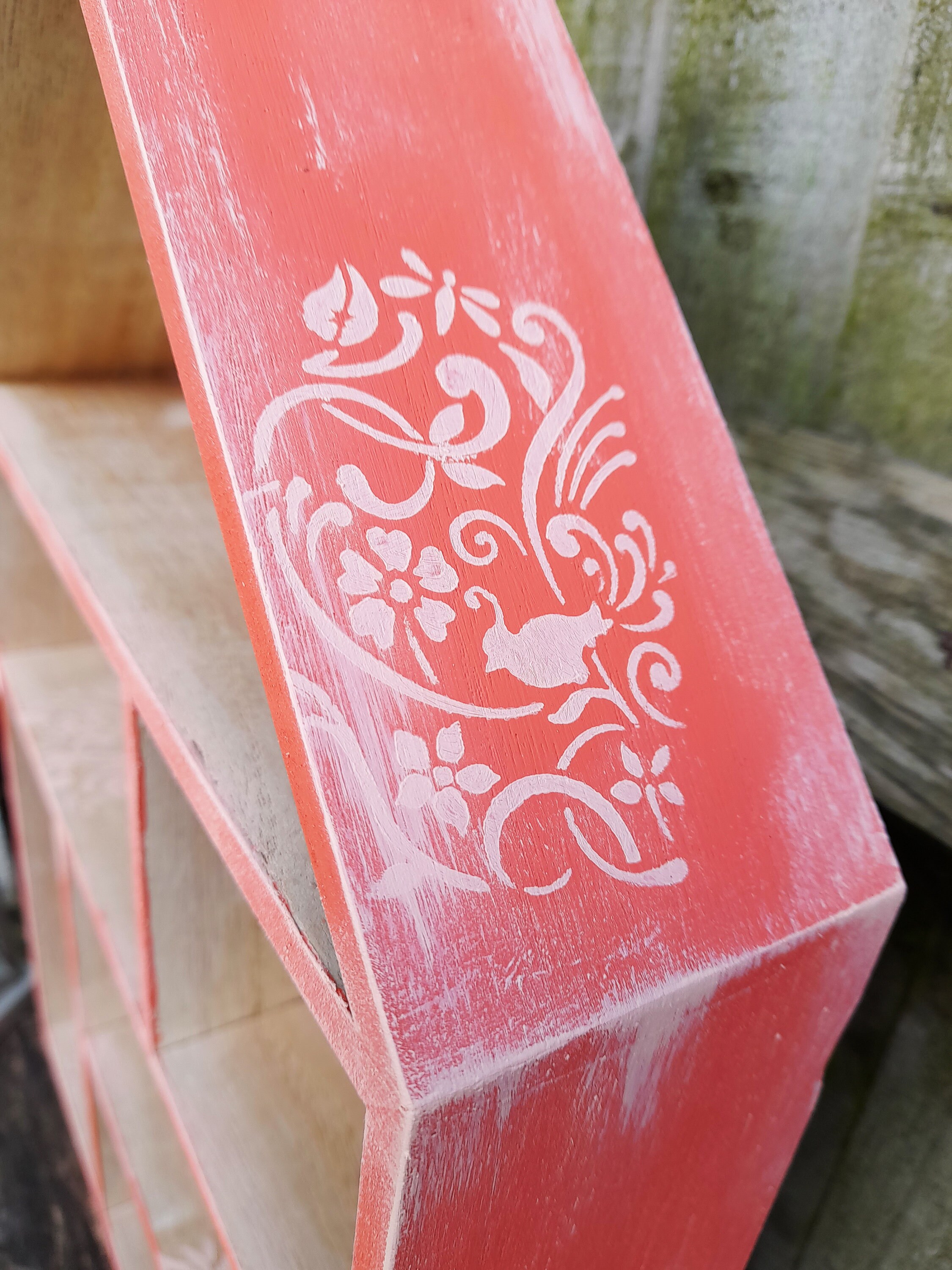 WOODEN Botanical Garden WALL Shelffloral Furnitureblossom Etsy