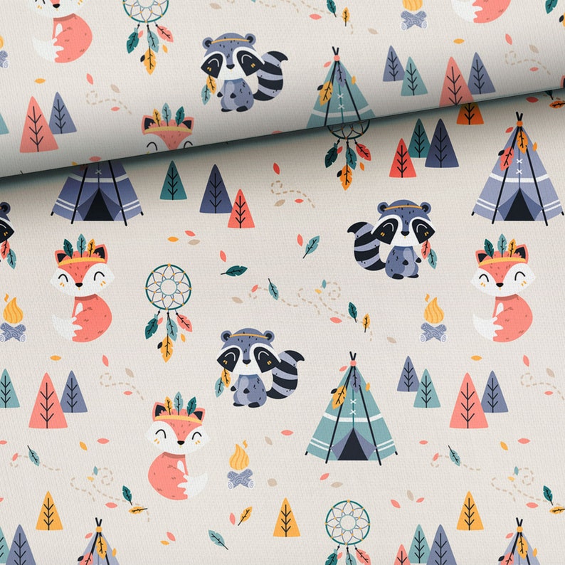 Premium Cotton Fabric Half yardehalf metre Animal Cotton Fabric,Forest Friends,Woodland Fabric