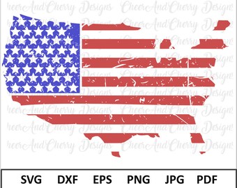 Download Free Distressed Usa Map Etsy SVG Cut Files
