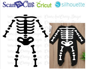 Skeleton svg files for Cricut Vinyl Silhouette Halloween sceleton SVG for DIY Halloween costume boy Svg Skeleton bones Svg Dxf Iron on file