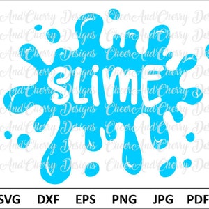 Slime Svg design, Slime birthday Svg, Cricut Silhouette Cameo, Slime Shirt Svg, Slime Vinyl file, Decal HTV Transfer Iron on