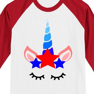 4th of July Unicorn Svg for 4th of July Svg file for Cricut Unicorn Svg Unicorn Face Svg Patriotic Svg for Girl July 4th Svg Printable file