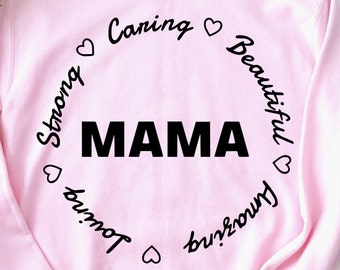 Mom svg Strong Mama Raising Strong Women Inspiring svg Mother svg Shirt for mom
