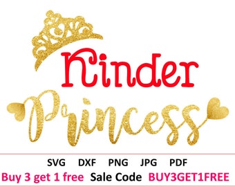 Download Kindergarten Princess Svg Etsy