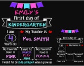 Back to school svg file First Day of School SVG Chalkboard sign SVG Printable Kindergarten svg Preschool Svg PreK svg Silhouette SVG Cricut