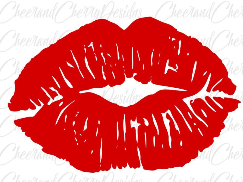 Kiss Svg Valentines day svg for Valentine svg files for Cricut | Etsy