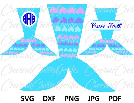 Download Free Mermaid Tail Svg Mermaid Svg Mermaid Monogram Svg File For Etsy SVG Cut Files