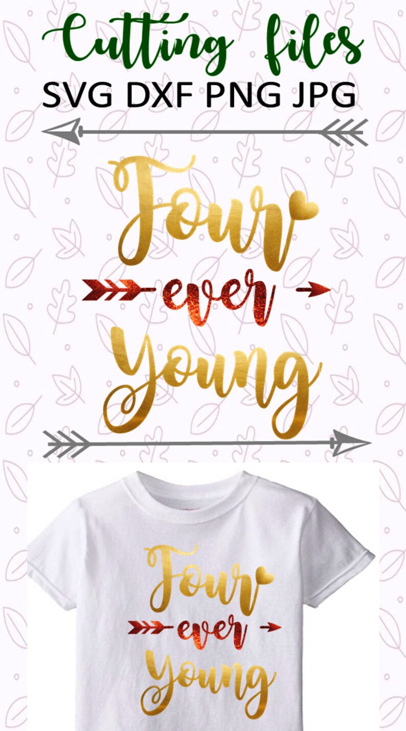 Download Fourth Birthday Svg Four ever young svg Boy svg Cut File ...
