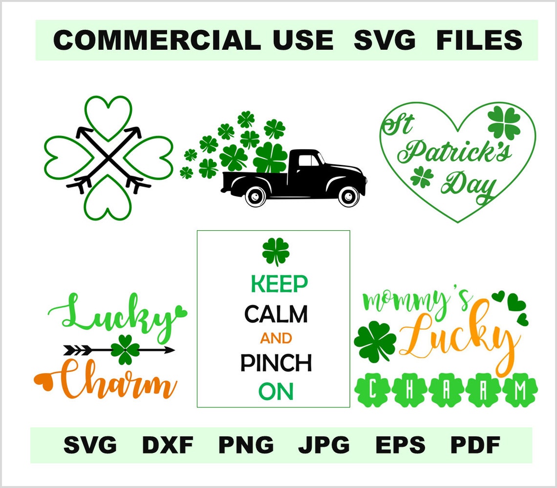 St Patricks Day Svg Bundle for Cricut Silhouette Iron On St. | Etsy