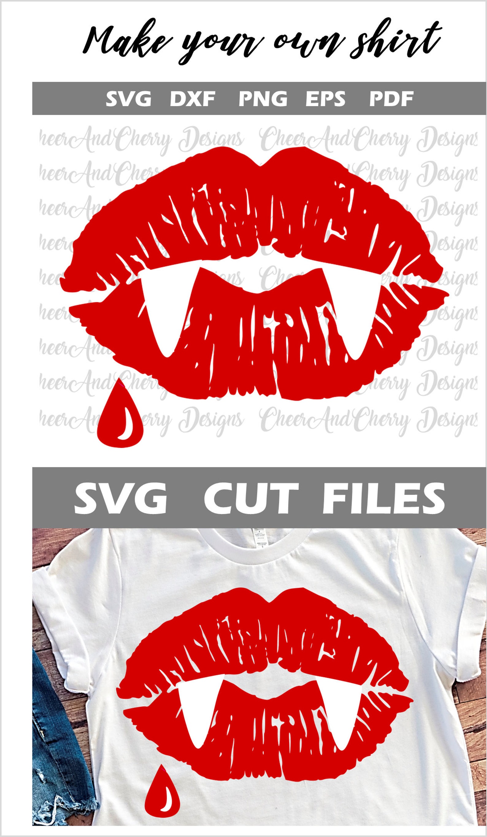 Download Halloween Lips svg vampire lips svg halloween svg fangs | Etsy