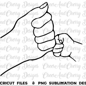 Benutzerdefinierte Muttertag Faust Bump SVG PNG Bundle Baby Kleinkind Kind Hund Mama Faust Bump Png, Familie svg Muttertag Png, personalisiert mit Namen