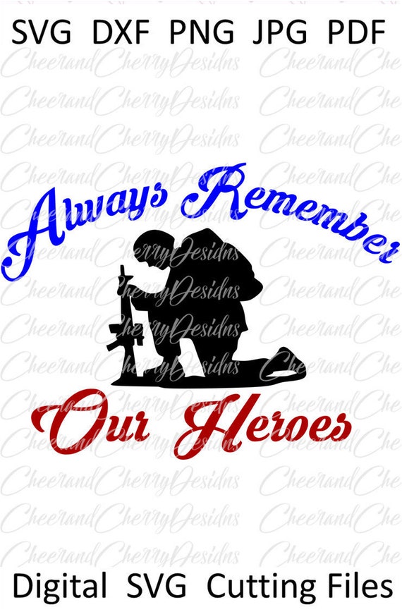 Download Memorial Day Svg Army Svg Design Patriotic Svg File Military Etsy