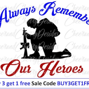 Memorial Day Svg Dxf Png Jpg Pdf, 4th of july Svg, Army Svg design, Patriotic Svg file, Military Cut file, Remember svg, Silhouette Cricut