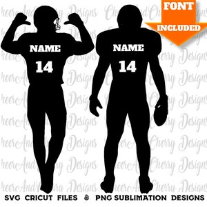 Silhueta personalizada de futebol svg jogador de futebol svg personalizar nome do time jogador png camisa de futebol personalizada futebol menino esporte svg