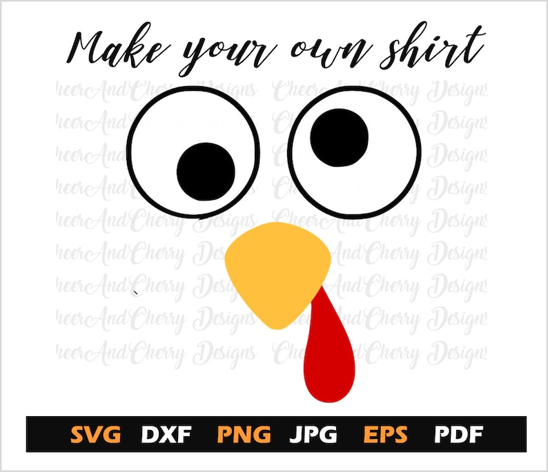 Download Funny turkey face SVG for Thanksgiving shirt SVG for ...