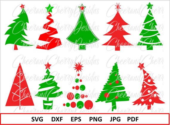 Download Christmas Tree Svg Bundle For Christmas Svg For Cricut Etsy