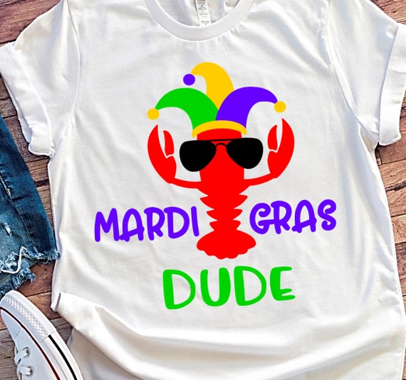 mardi gras dude shirt